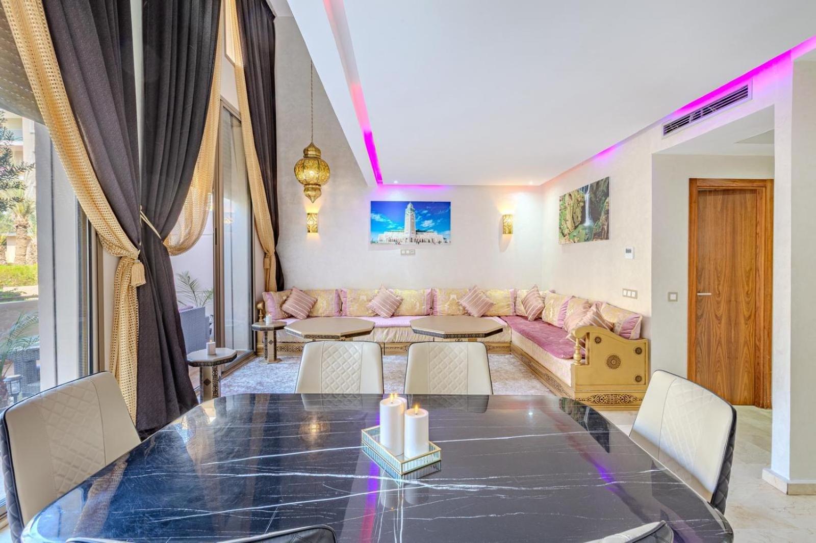 Appartement Royal Deluxe Gold - Marrakech, Luxe Pool View à Marrakesh Extérieur photo